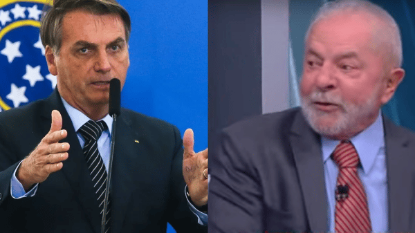 Bolsonaro e Lula - Foto Reprodução do Twitter