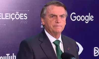 BOLSONARO NA BAND - FOTO REPRODUÇÃO DO TWITTER