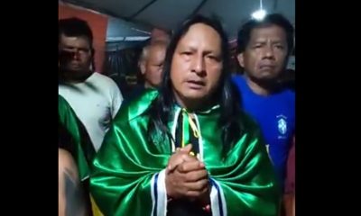 Indígena manda recado para Bolsonaro - Foto Reprodução do Twitter
