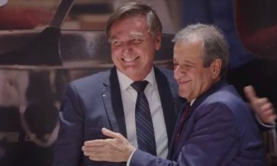 Valdemar Costa Neto e Bolsonaro - Foto Reprodução do Twitter