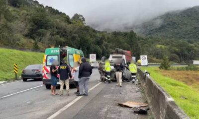 Ex-técnico do Brasil, Dunga, e esposa sofrem acidente de carro