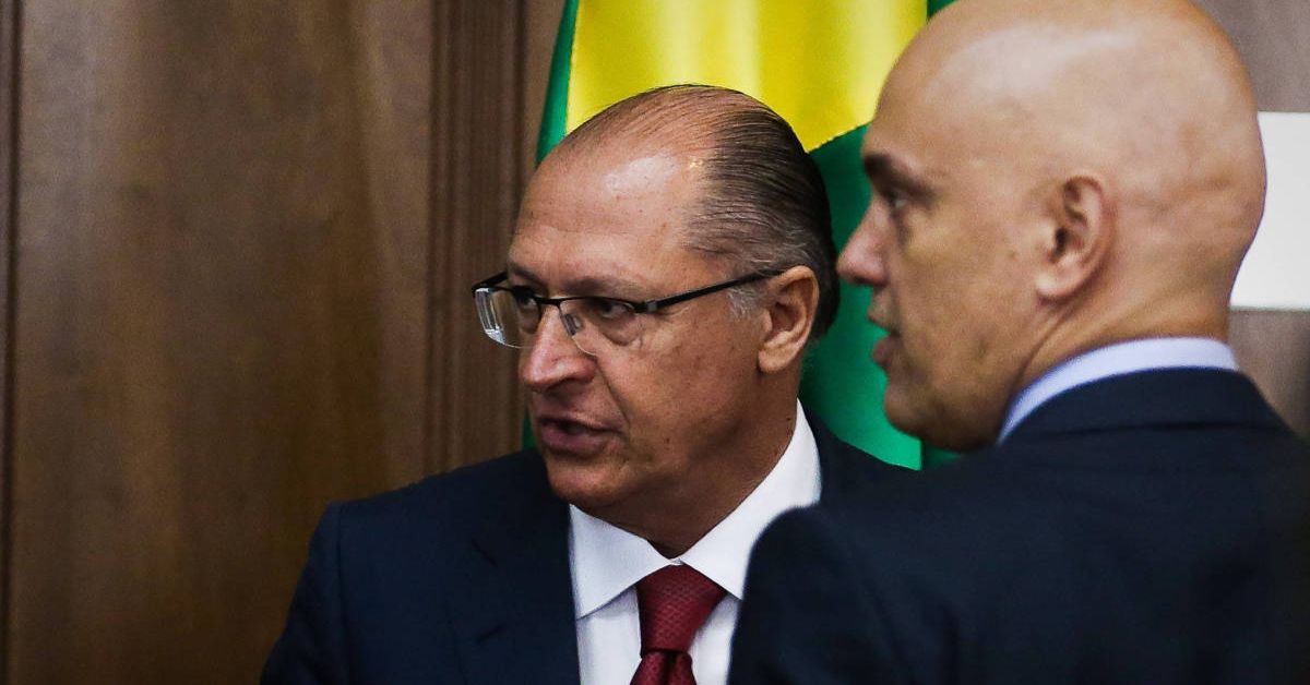 Alckmin defende Moraes e afirma: 'Brasil deve muito a ele'; 'Teve firmeza na eleição':