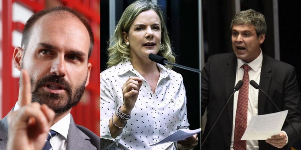 Eduardo Bolsonaro ironiza denúncias feitas por líderes do PT: Veja o que ele disse