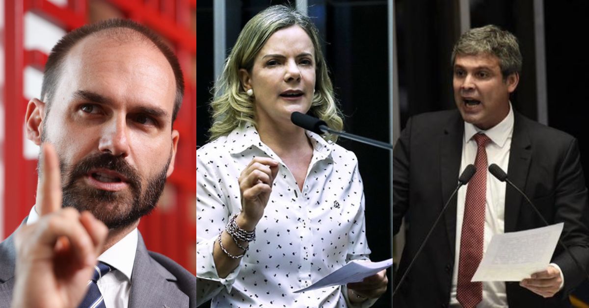 Eduardo Bolsonaro ironiza denúncias feitas por líderes do PT: Veja o que ele disse