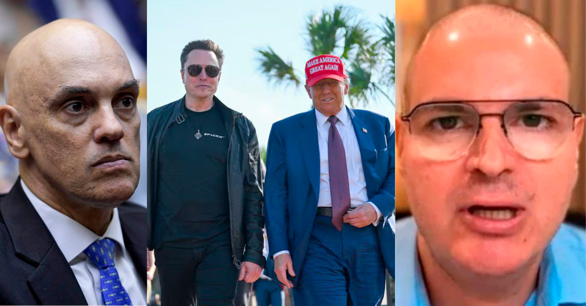 Mesmo com câncer agressivo, Constantino denuncia Moraes e pede ajuda a Trump e Musk