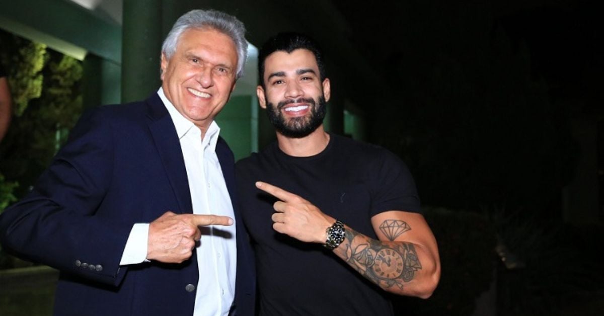 Ronaldo Caiado anuncia chapa com Gusttavo Lima para para a presidência em 2026