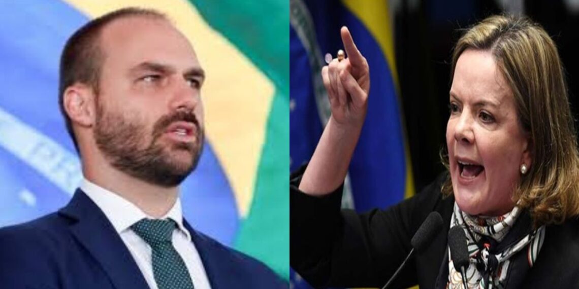 Eduardo Bolsonaro acusado de “encenação” e ataque à democracia pelo Governo Lula